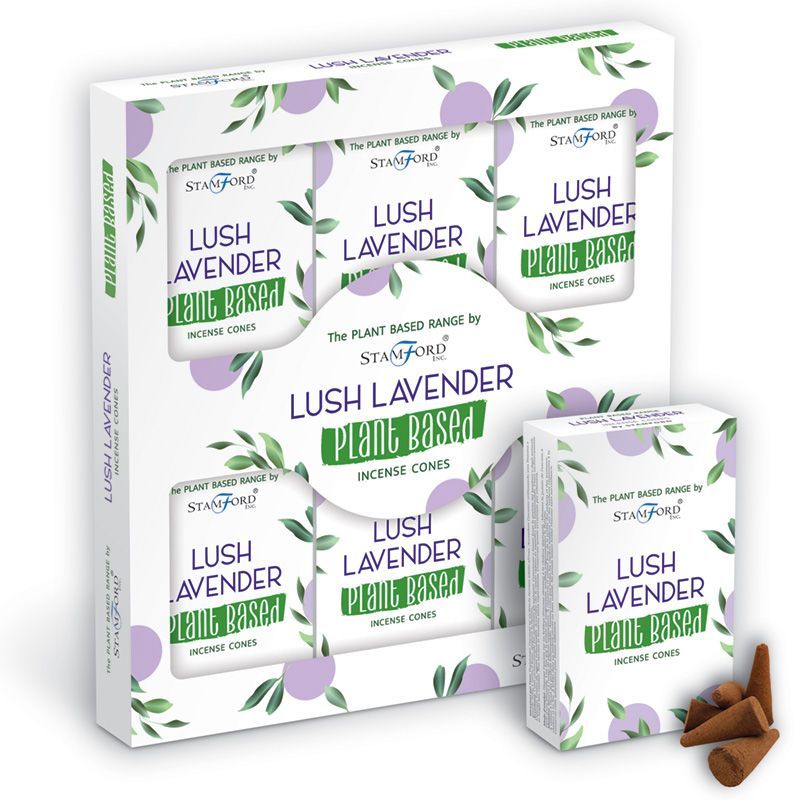 Pflanzliche Räucherkegel - Üppiger Lavendel