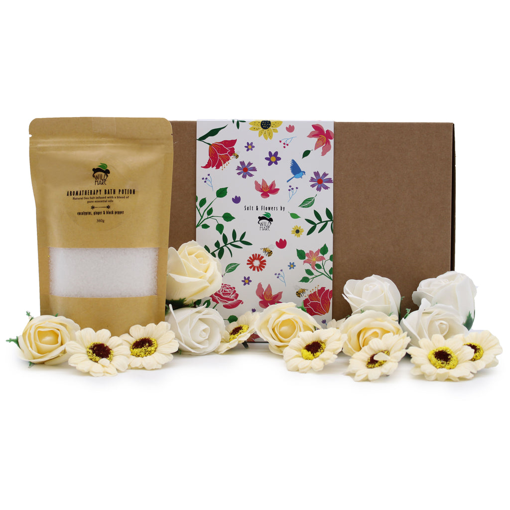 Ensemble Lièvre sauvage Sel et Fleurs - Rhume et Grippe
