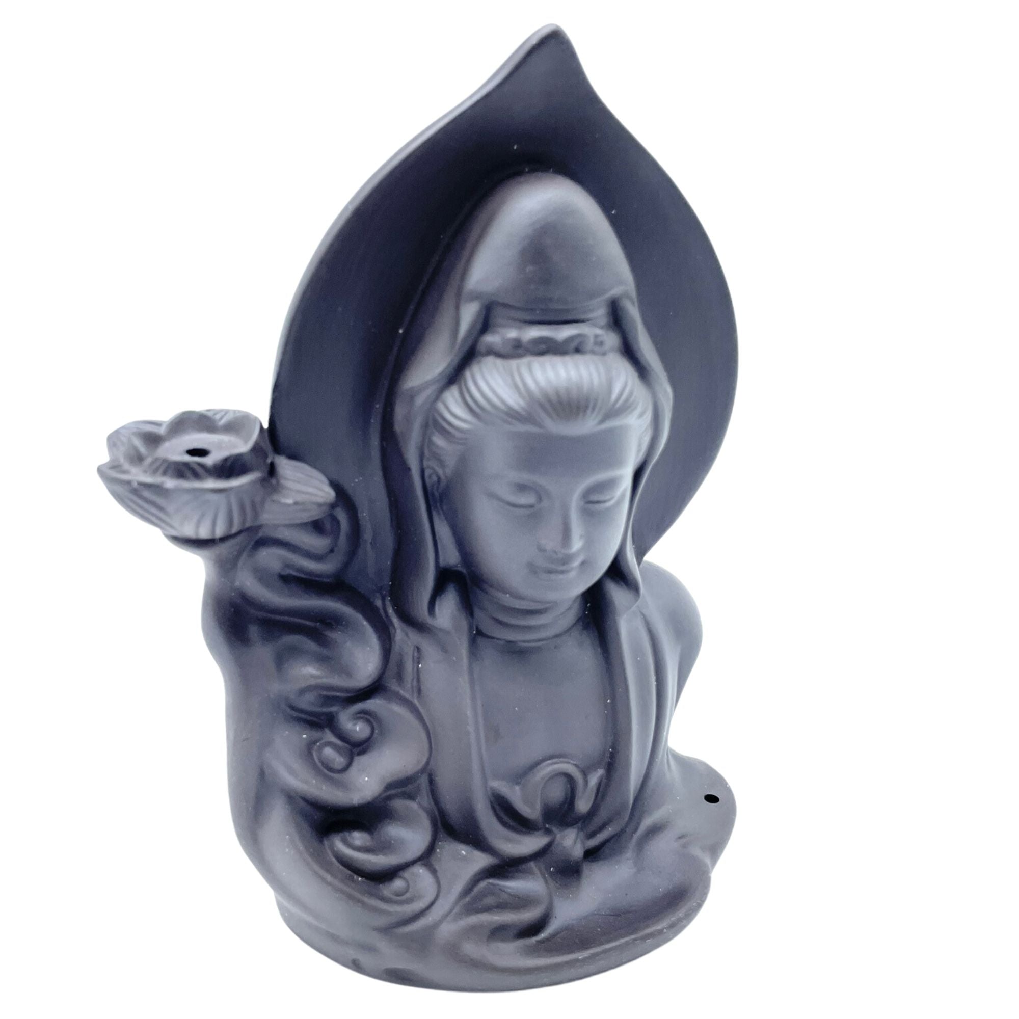 Brûleur d'encens à refoulement - Bouddha serein