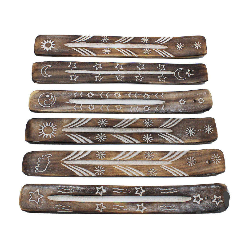 Porte-encens blanchi – Simple