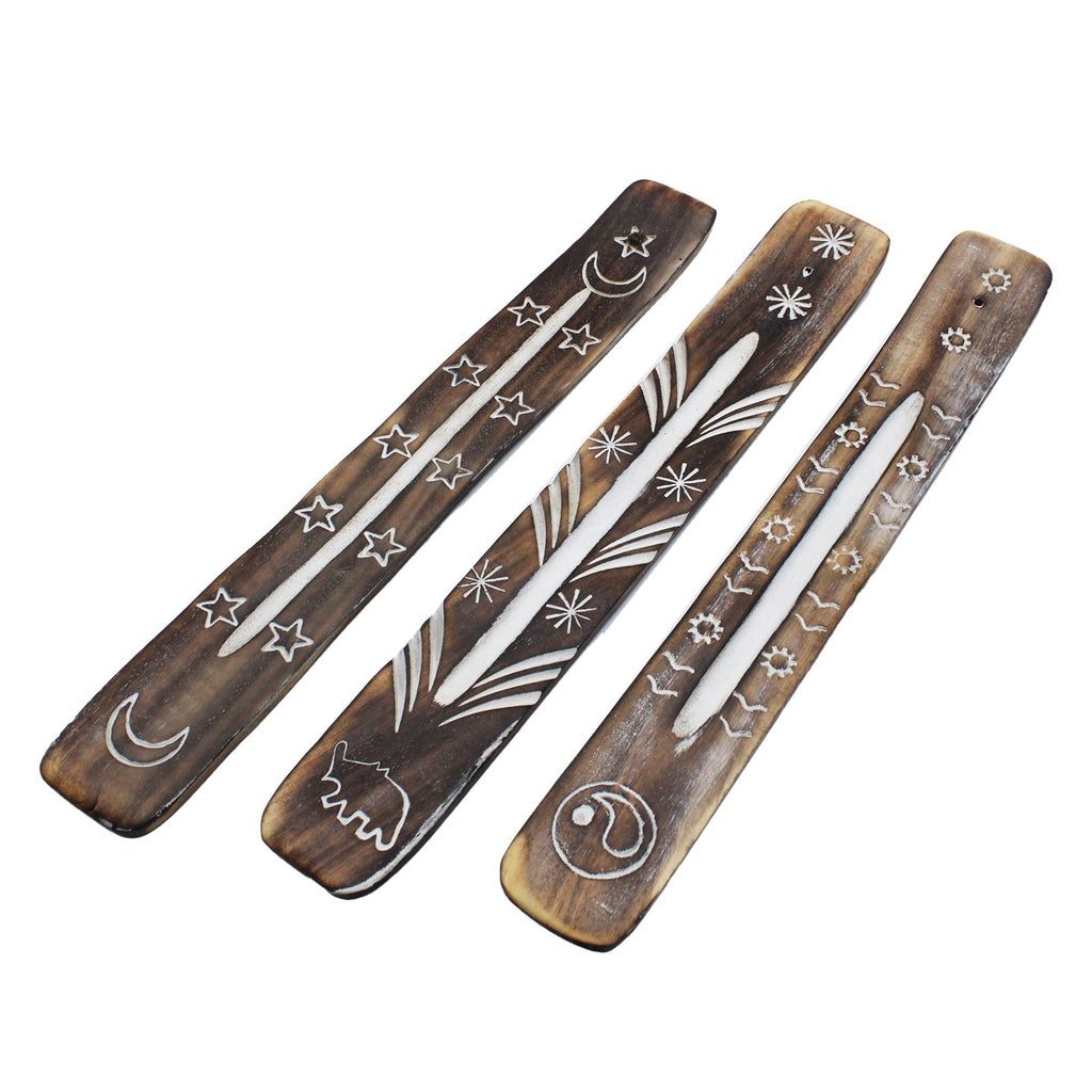 Porte-encens blanchi – Simple