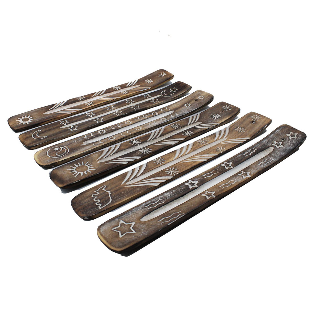 Porte-encens blanchi – Simple