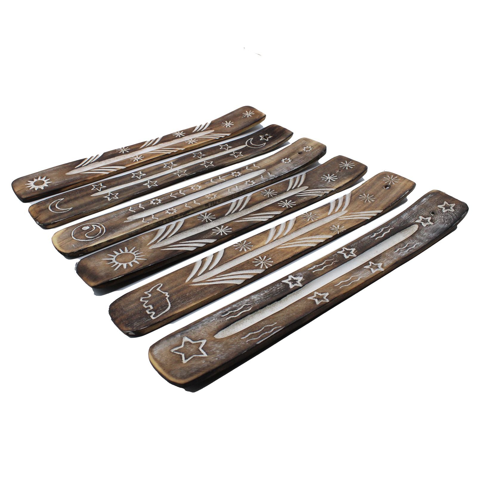 Porte-encens blanchi – Simple