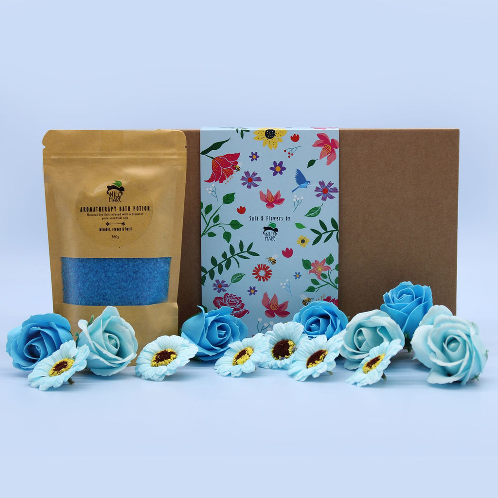 Wild Hare Salz- und Blumen-Set – Totale Entspannung