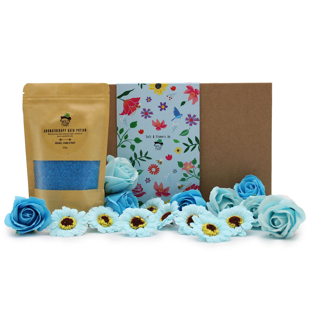 Wild Hare Salz- und Blumen-Set – Totale Entspannung