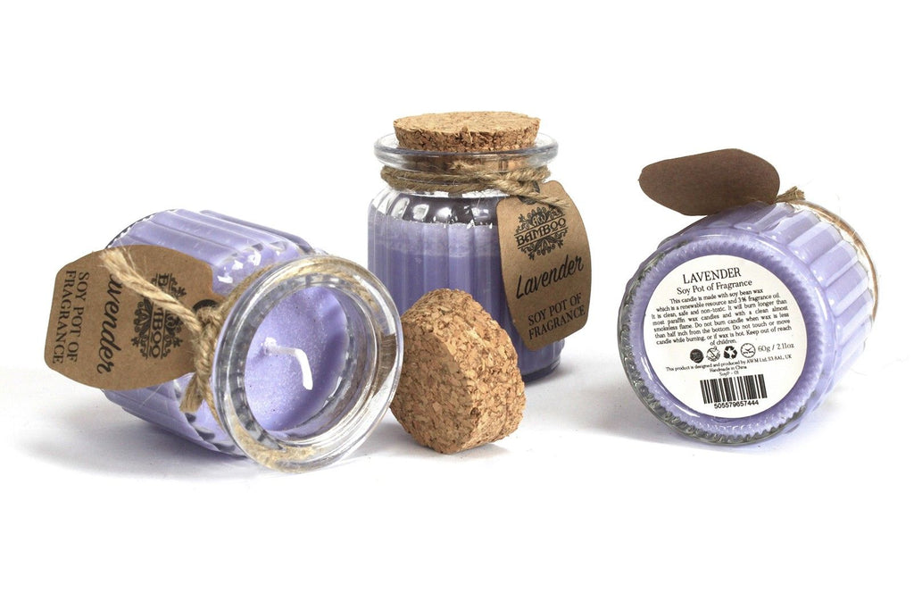 Lavendel-Soja-Duftkerzentopf