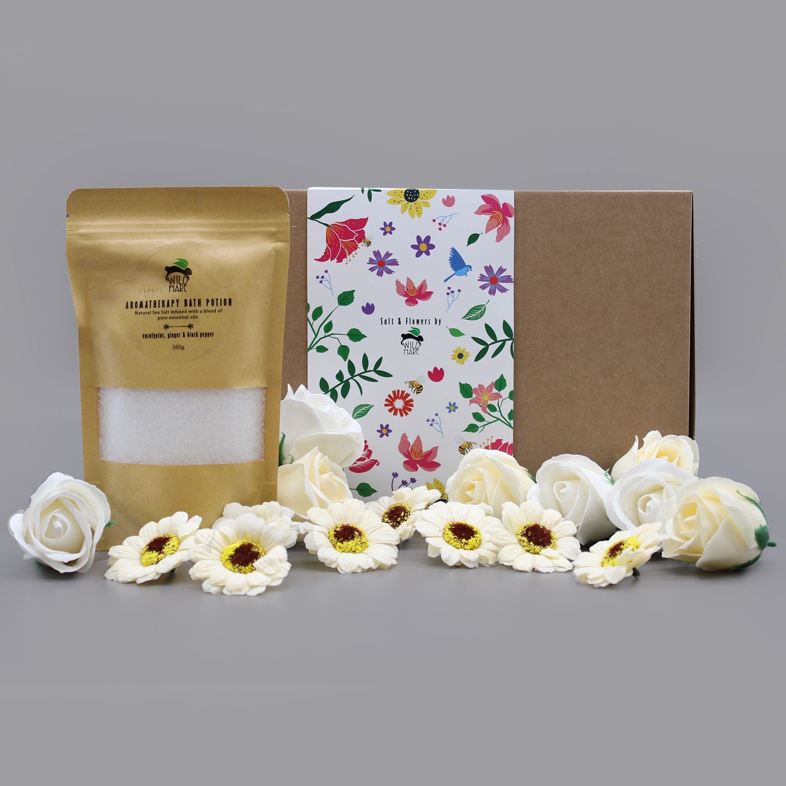 Ensemble Lièvre sauvage Sel et Fleurs - Rhume et Grippe
