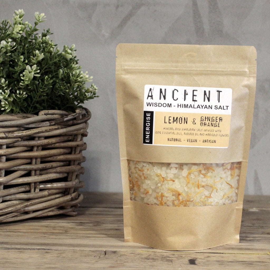 Mélange de sels de bain de l'Himalaya 500 g - Énergisant