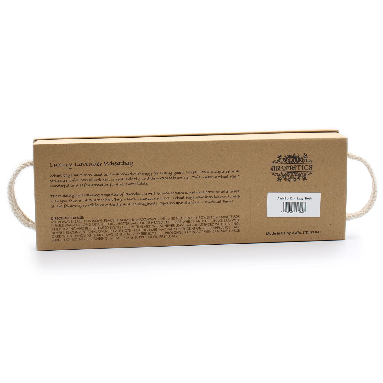 Pochon de blé à la lavande de luxe en boîte cadeau - Paresseux paresseux