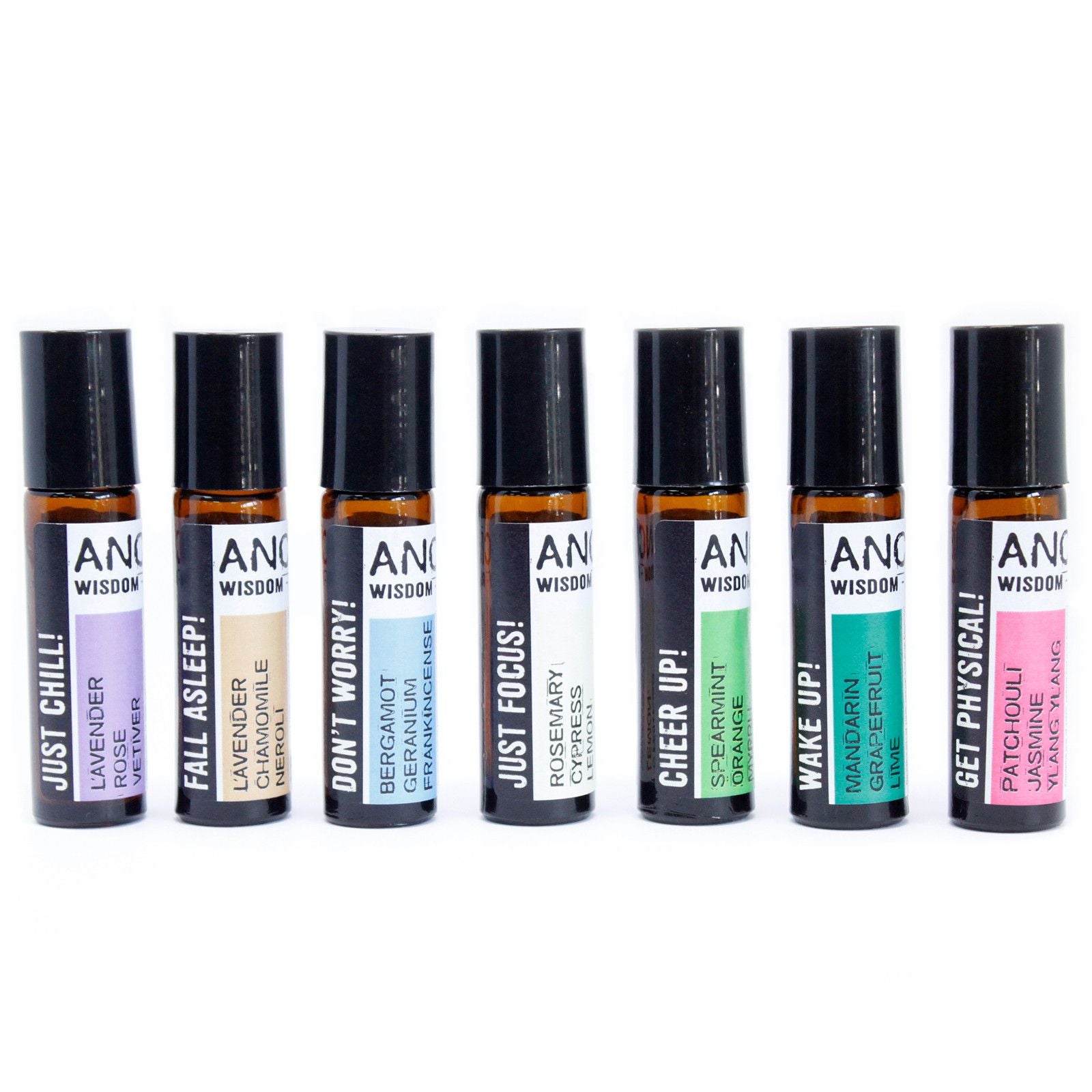 Mélange d'huiles essentielles à bille 10 ml - Détendez-vous !