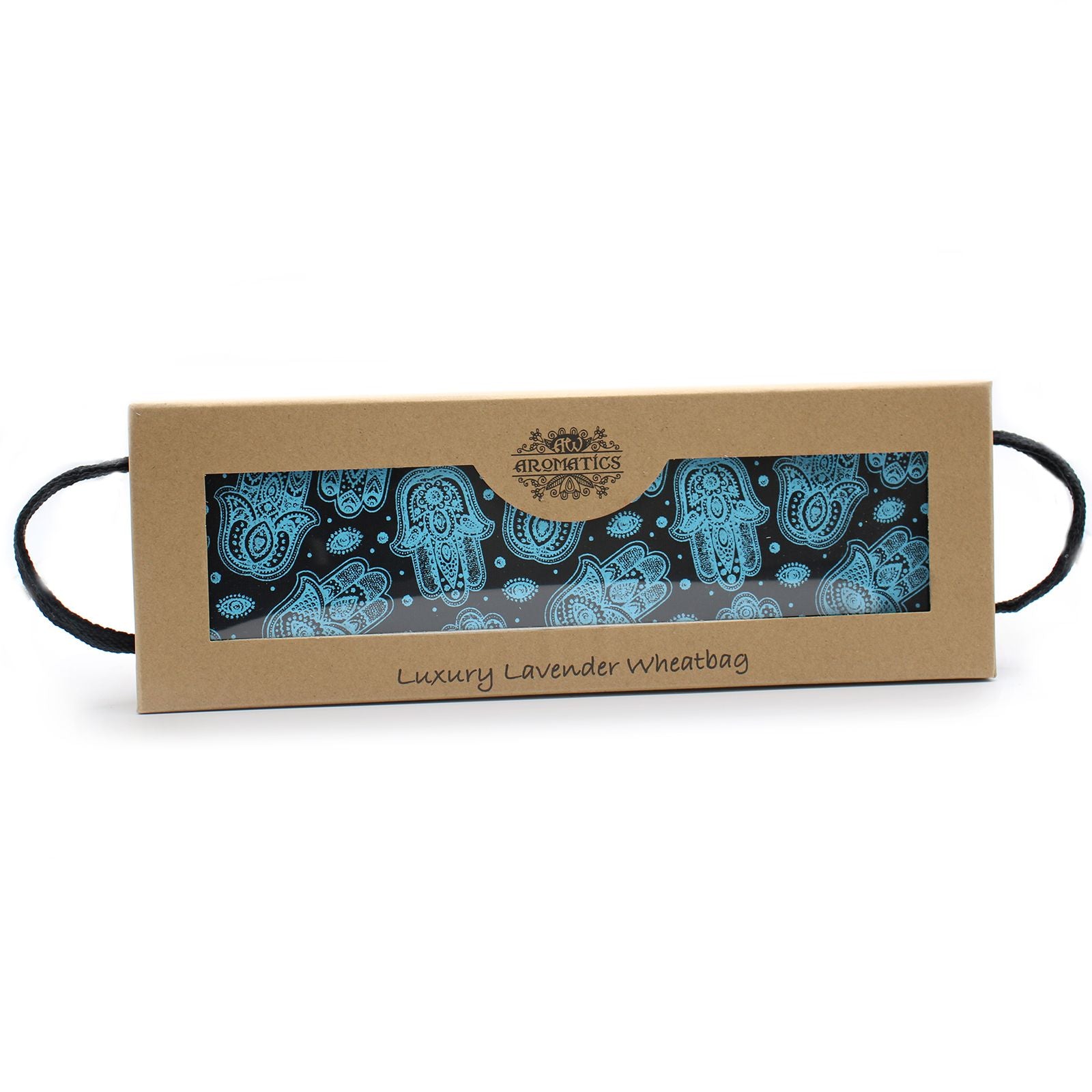Luxus Lavendel Weizenkissen in Geschenkbox - Hamsa