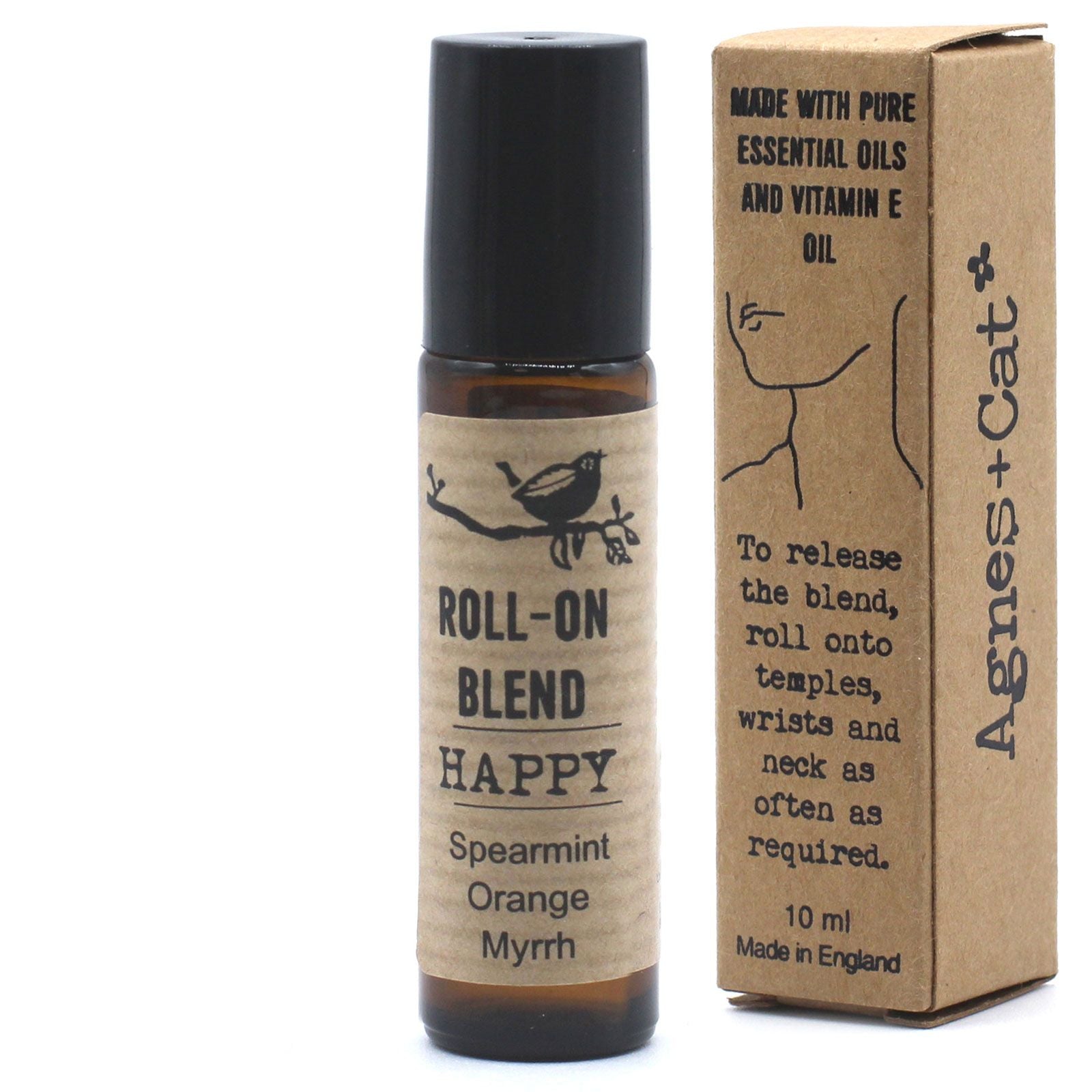 10ml Roll-On Ätherische Ölmischung - HAPPY